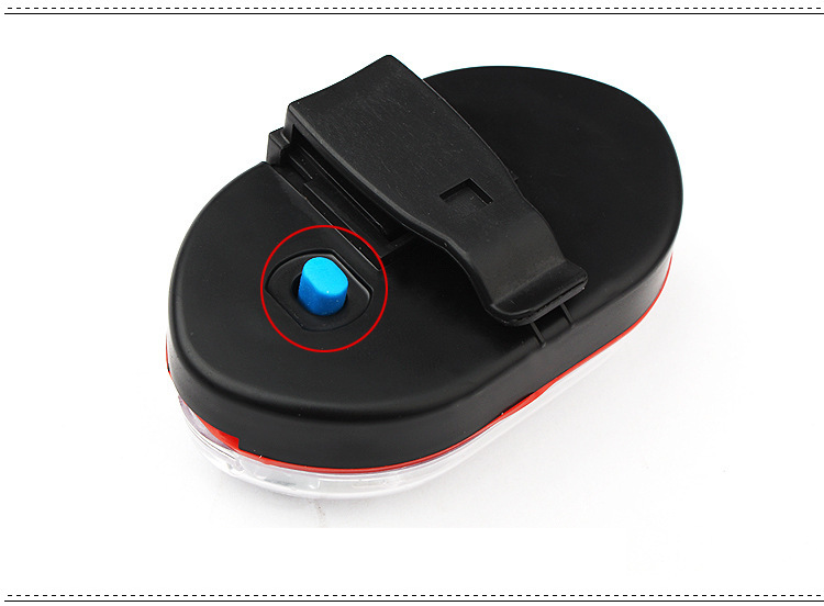 Feu arrière de vélo 9 LED, feu arrière rouge, éclairage de selle de vélo de montagne, feu d'avertissement LED_voghion.com