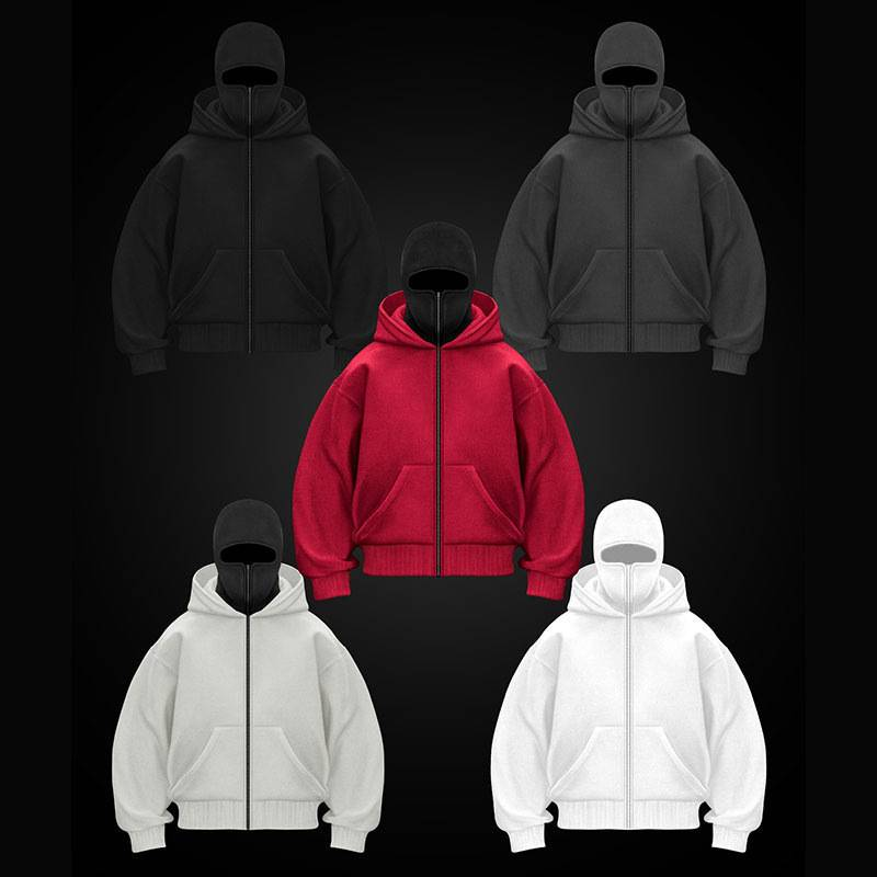 DIY Light-Up Hooded Sweatshirt For Men & Women - Autumn Winter Couple Zipper Jacket With LED Board (Black, Gray, Red)_voghion.com