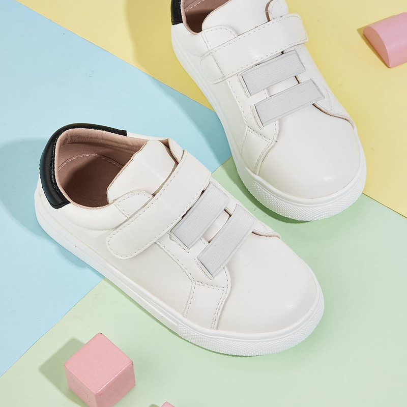 Girls' Shoes Velcro Sneakers For Men And Women Spring And Autumn White Shoes Trendy Waterproof Shoes All Match Casual Sneakers_voghion.com