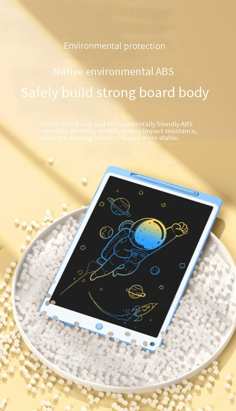 Tablet LCD de 13 polegadas - Bloco de notas digital reutilizável com caneta stylus para escritório, escola e casa, quadro de notas apagável para crianças e adultos_voghion.com