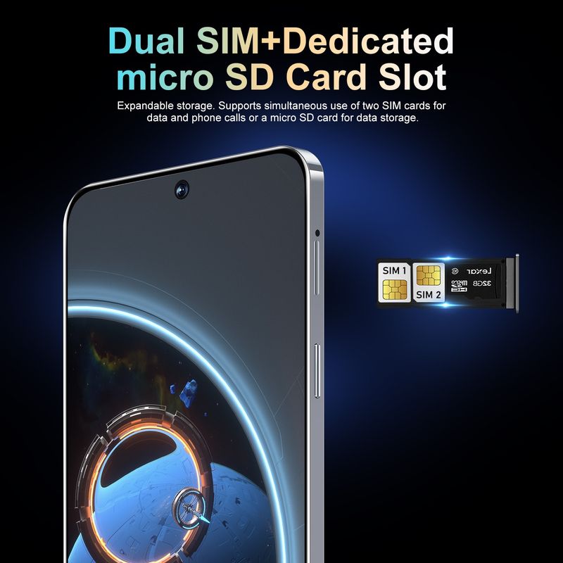 Celulare Dual SIM Face Unlocked 5G Original Mobile Phone Tablet Global GT20 Pro 7.3HD Screen 16GB+1TB 7800mah Android 14_voghion.com