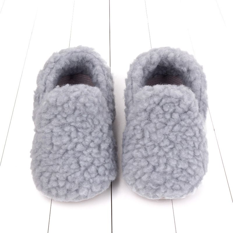 Scarpe da bambino autunno e inverno scarpe da bambino foderate in pile suola in gomma morbida antiscivolo scarpe da bambino scarpe di cotone scarpe da bambino all'ingrosso 2706_voghion.com