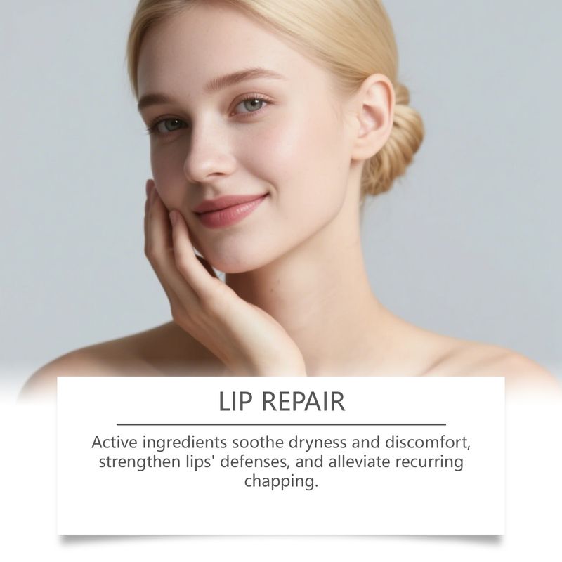Feuchtigkeitsspendender Gloss, sanfte Inhaltsstoffe, tägliche Feuchtigkeitspflege für trockene, feuchtigkeitsspendende, glasige Schmolllippen, Lippenbalsam_voghion.com