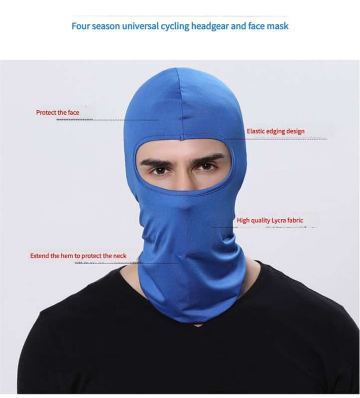 Maschera da ciclismo Ruidong per esterni, antivento, sportiva, con fascia interna per protezione solare, copricapo_voghion.com