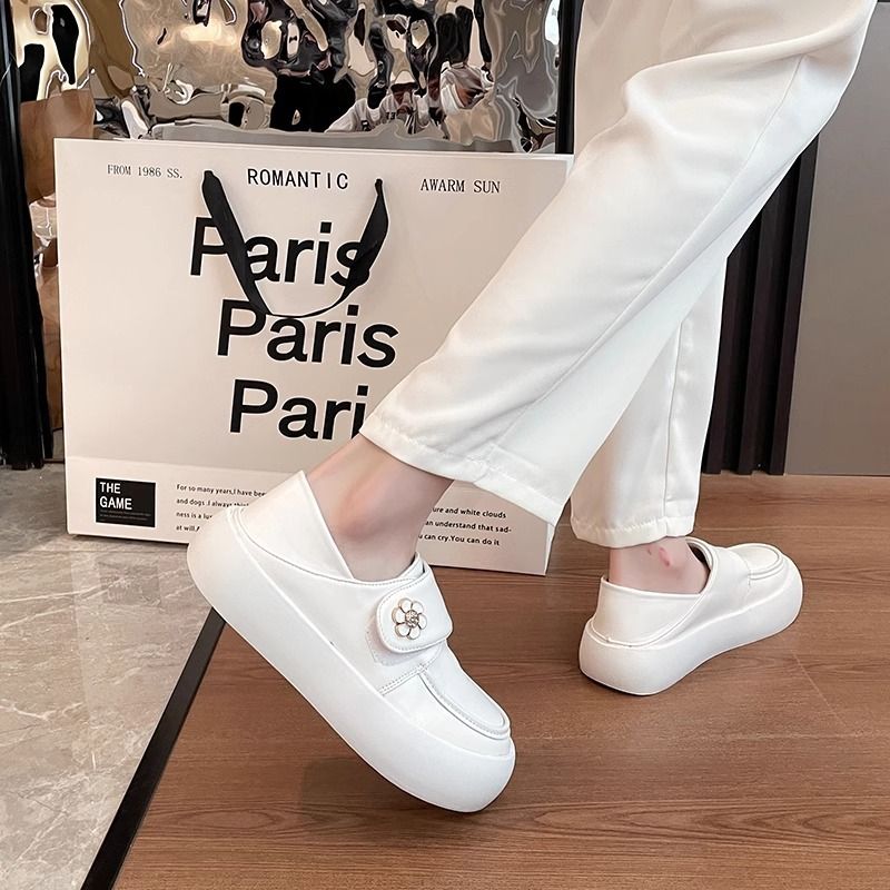 Scarpe da lavoro bianche da donna, traspiranti, con suola morbida e comoda, lunghe e con velcro, per infermieri_voghion.com