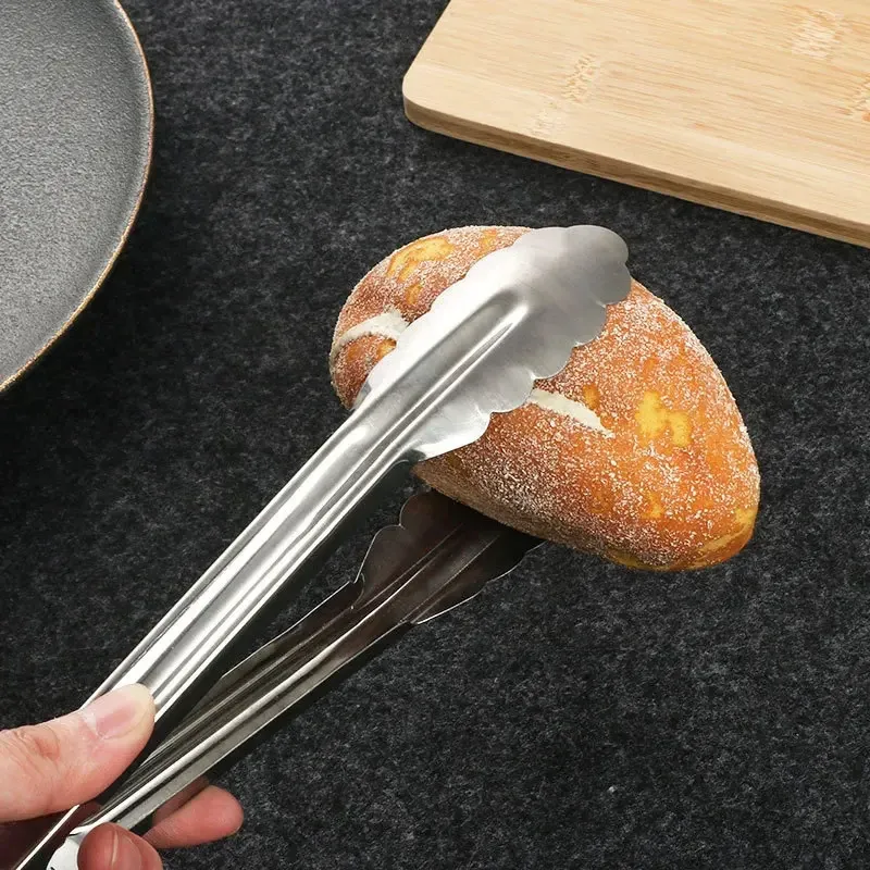 Edelstahl Küche Lebensmittel Zange Haushalts Produkte Kochen Utensilien Kochgeschirr Bbq Assesories Grill Zubehör Buffet Brot_voghion.com
