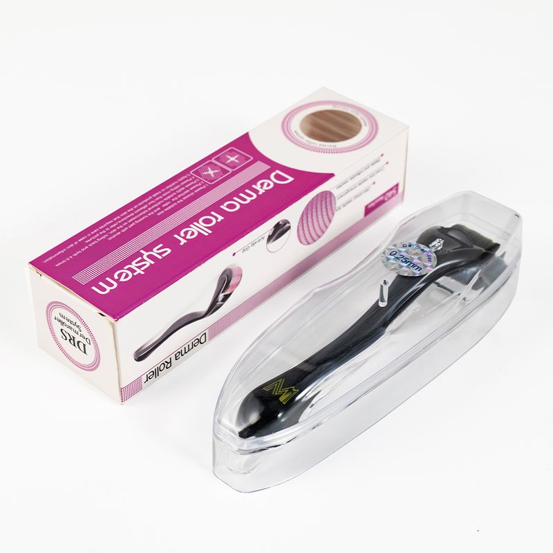 Dr. Pen Gold Derma Roller cu 540 de microace de titan pentru față și corp Rolă de barbă pentru păr și barbă_voghion.com
