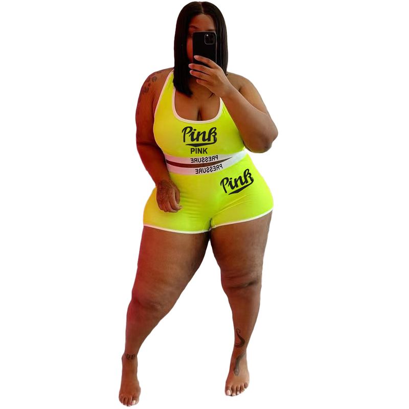 Women's Clothing Independent Station Fashion Casual Sexy Letter Print Swimsuit Two-piece Set_voghion.com