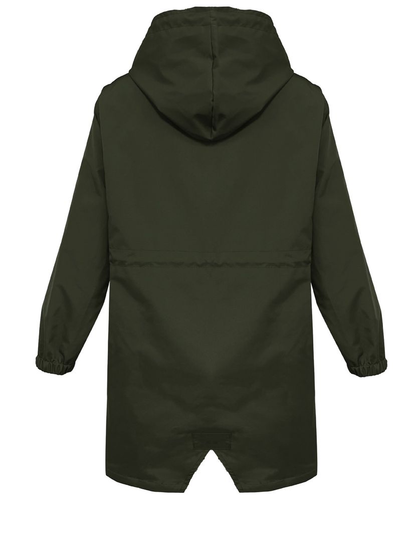 Damenbekleidung Herbst/Winter: Neuer einreihiger Trenchcoat mit Kapuze, lässig, lang, locker, Übergröße, einfarbig, Umlegekragen_voghion.com