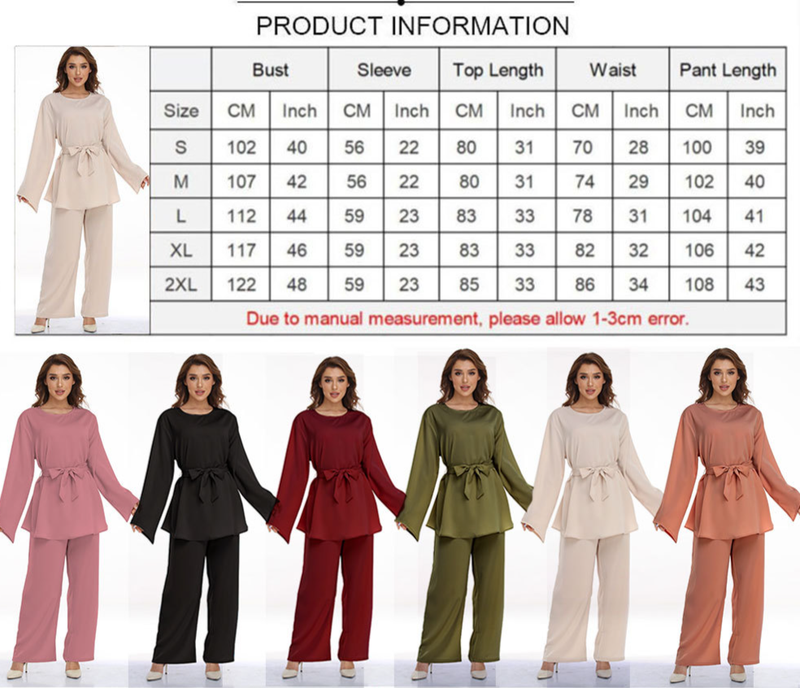 Kvinders kjole sæt snørebåndskjole i to dele_voghion.com