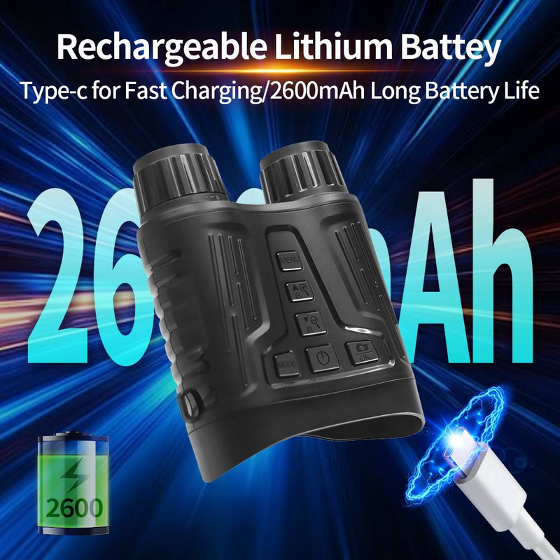 4K36MP Binocular Telephoto Night Vision Device, With An Extremely Large Battery Capacity_voghion.com