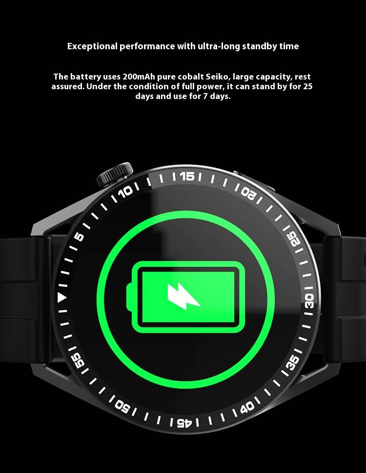 WH8 Max Smartwatch For Men - Waterproof Fitness Tracker With Heart Rate Monitor, Blood Oxygen & Call Function_voghion.com