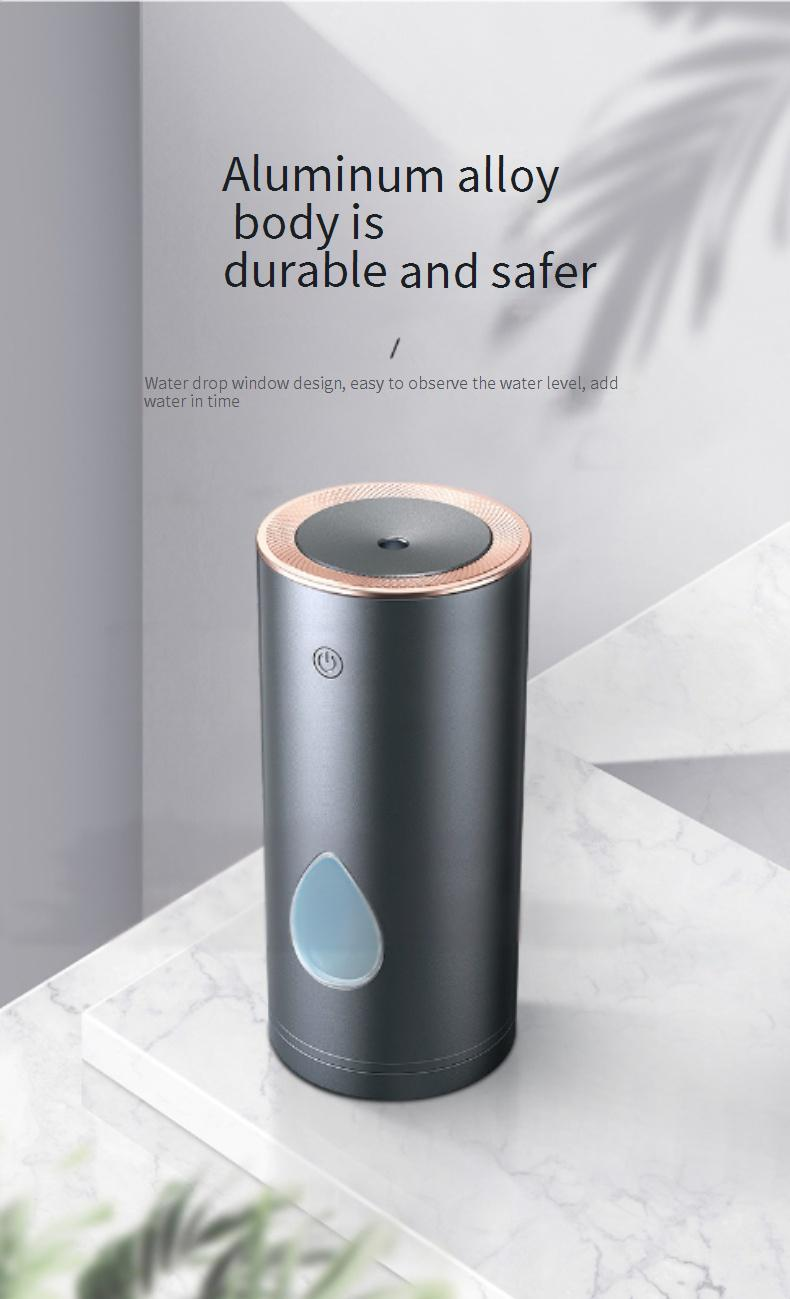 Portable USB Humidifier With Aromatherapy Function - 260ml Small Humidifier For Home, Office, Bedroom, Desktop - Ultra Quiet (Under 36dB)_voghion.com