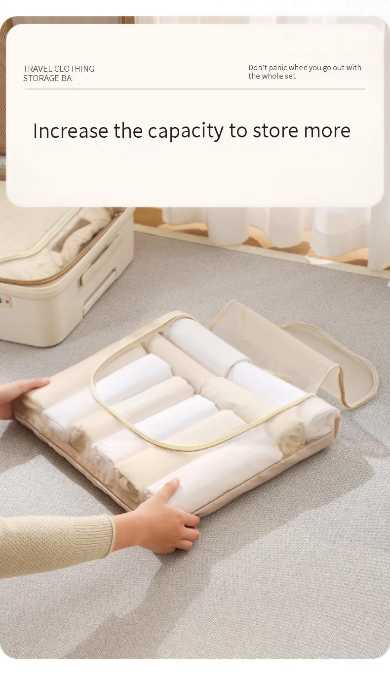 Premium Non-Woven Hanging Wardrobe Organizer – Multi-Pocket Storage For Coats, Suits, Bags & Accessories (60-140cm, Dustproof & Space-Saving)_voghion.com