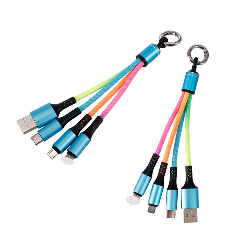 Music Festival Gift woven to Android Type-c three in one USB data cable_voghion.com