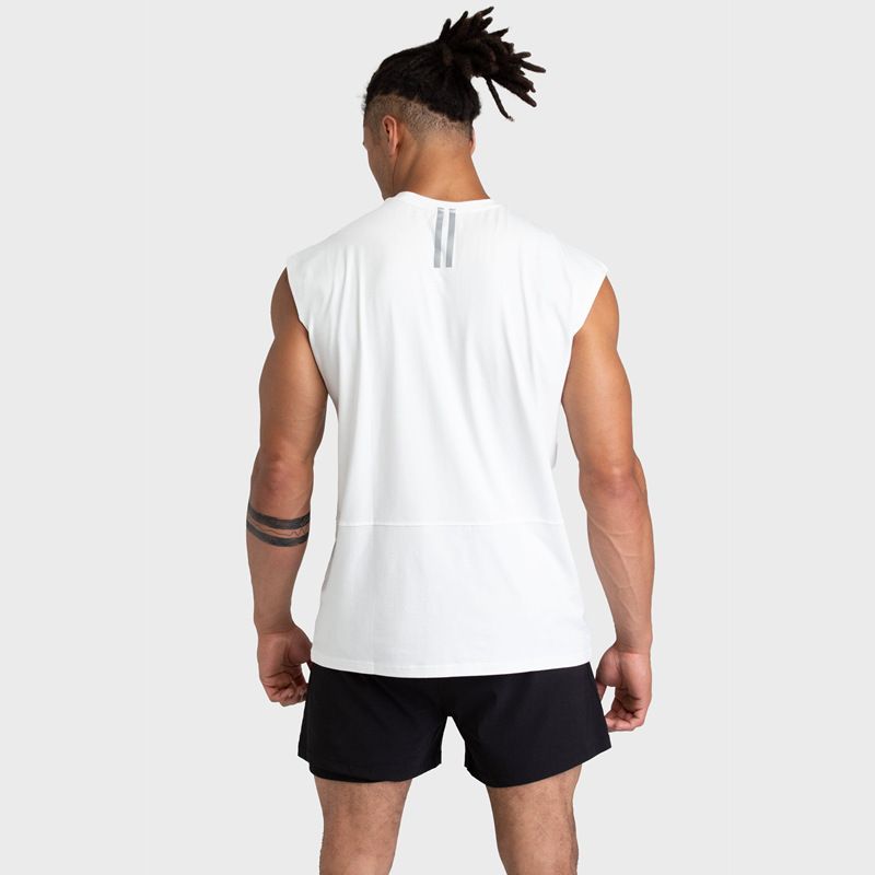Neu Fitness Sport Weste Herren Sommer Casual Running Training Lose Plus Größe Baumwolle Rundhals Unterhemd_voghion.com