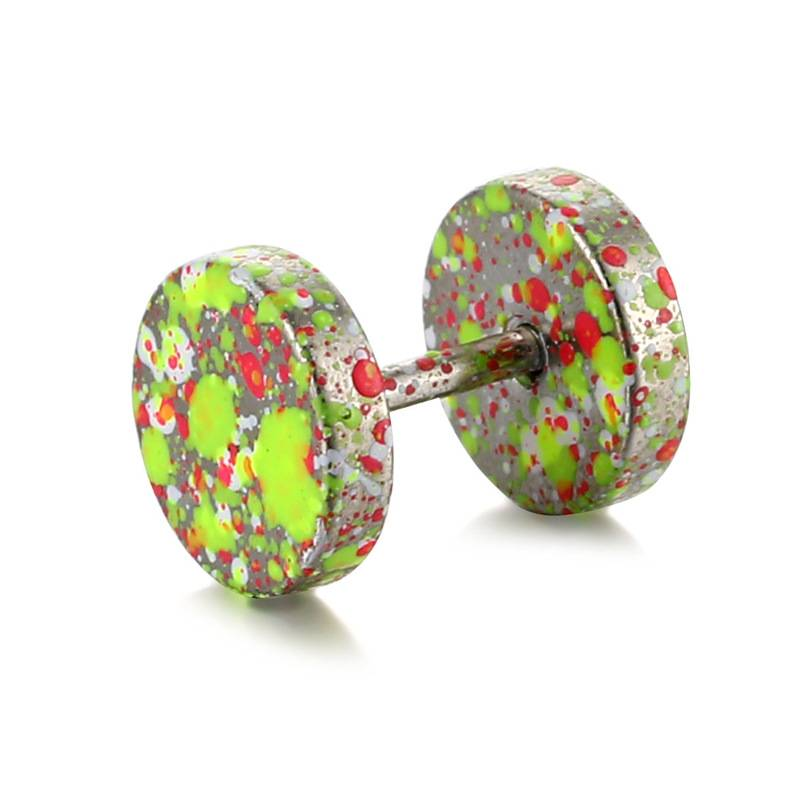 1 paio di orecchini a bottone con retro piatto in acciaio inossidabile per uomo donna, gioielli unisex per piercing al trago con vite posteriore in acciaio inossidabile 316L_voghion.com