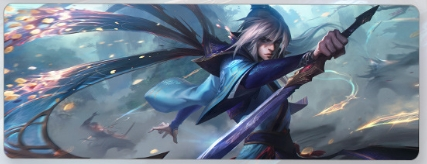 Superstor League of Legends musemåtte, computerbordsmåtte, tastaturmåtte, Jinx-spilmusemåtte_voghion.com