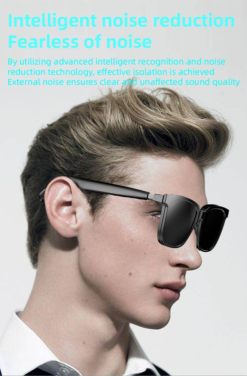 Byteuni Smart Glasses Bluetooth Sunglasses Men Women With Ear Music Voice Assistant, Unisex Audio Intelligent_voghion.com