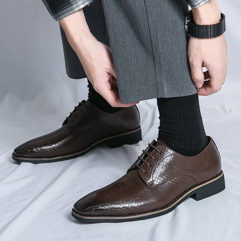 Erkekler İçin Deri Ayakkabılar İş Elbise Ayakkabıları Çok Yönlü Düğün Ayakkabıları Erkek Ayakkabı Tasarımcısı Loafer'lar Erkek Zapatos Para Hombres 2025_voghion.com