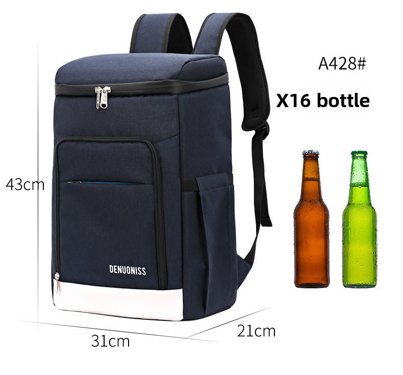 Insulated Backpack Cooler – 23L-28L Waterproof Oxford Picnic Bag For Camping, Beach & Tailgating, Foldable & Portable With Multi-Color Options_voghion.com
