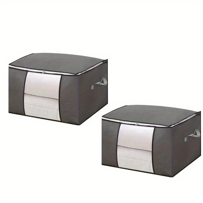 Bolsa de almacenamiento de gran capacidad, organizador con cremallera a prueba de polvo, contenedor acolchado, bolsa de equipaje_voghion.com