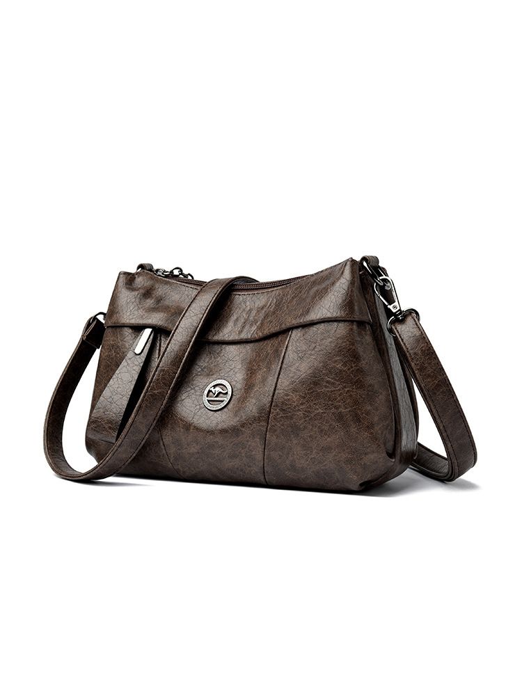 New Soft Leather For Women, Fashionable Middle-aged Elderly Women's Bag, Simple And High-end Versatile Large Capacity_voghion.com