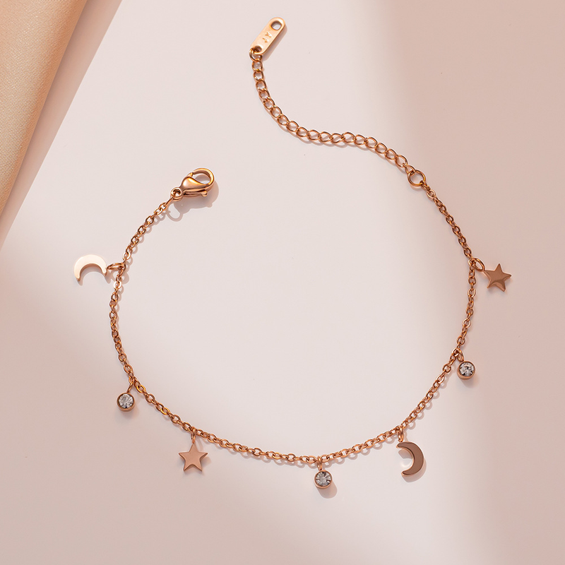 Einfache Rose Gold Xingyue Armband Minderheit Design Freundin Armband Weibliche Studenten Einfache Titan Stahl Temperament Armband_voghion.com