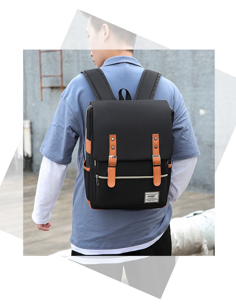 Damentaschen Neues dreiteiliges Schultaschenset Computerrucksack Geschäftsgeschenk Freizeit Outdoor Rucksack mit großer Kapazität für Männer_voghion.com