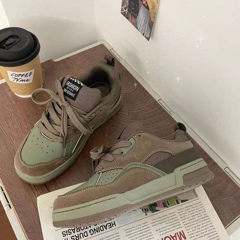 Instagram nicho contrastante tendência de cores tênis de treinamento alemães, estilo chique americano masculino Hong Kong casal casual esportes_voghion.com