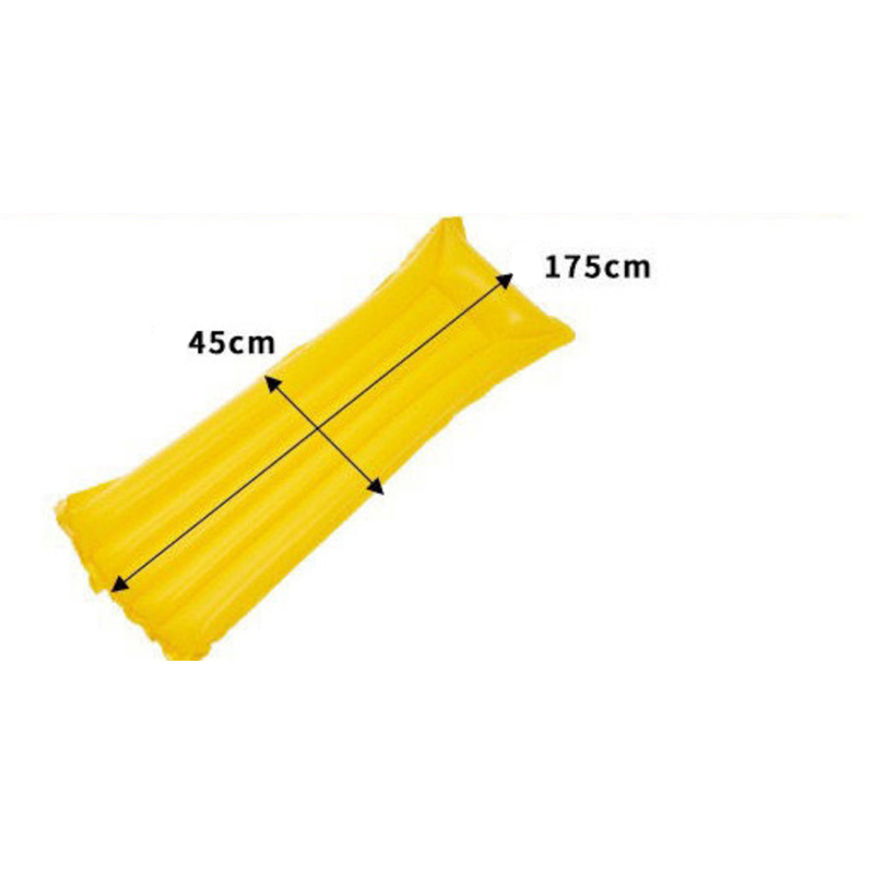 Seaside Beach Lounge Chair, Single Person Thick Floating Raft, Solid Color Swimming Circle, Adult Inflatable Mount,_voghion.com