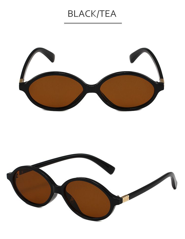 Occhiali da sole da uomo, montatura per occhiali, nerd, miopia, ovali, piatti, montatura piccola, stile retrò coreano, montatura per occhiali semplice_voghion.com