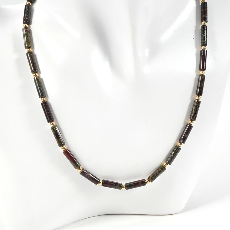 Cross Turquoise Natural Stone Necklace Clavicle Necklace Female Stacking High End Cool Style Kendall Same Necklace_voghion.com