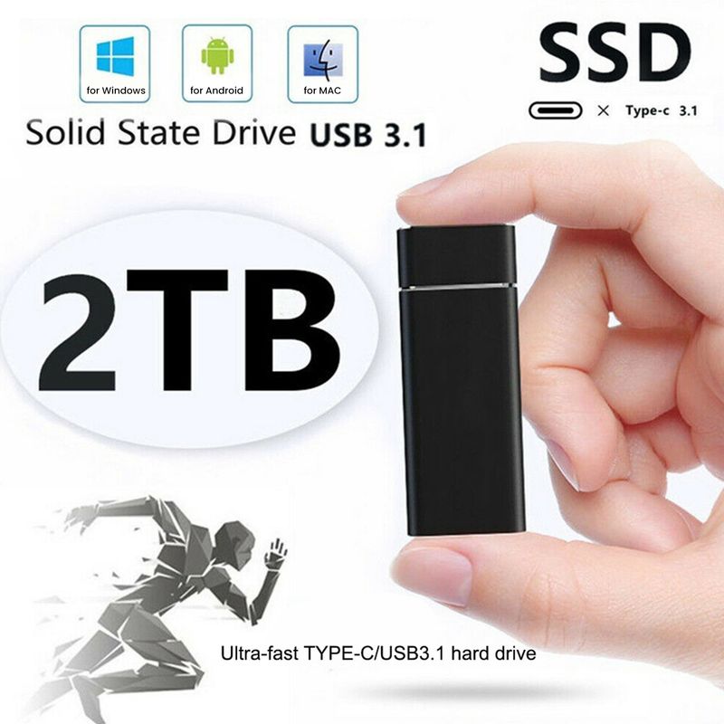 Tragbares SSD-Laufwerk vom Typ C mit 1 TB/2 TB/4 TB, externes Solid-State-Laufwerk mit Hochgeschwindigkeitsübertragung, zuverlässiger Datensicherungsspeicher, effizientes Laufwerk zur Datenverarbeitung_voghion.com