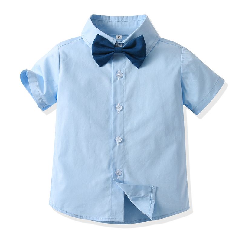 Kinderkleidung Kinderkleidung Sommer Jungen Kurzarmhemd Baumwolle Jungen Anzug ein Jahr alt Kleid Kindertag Kinder Performance Kostüm_voghion.com