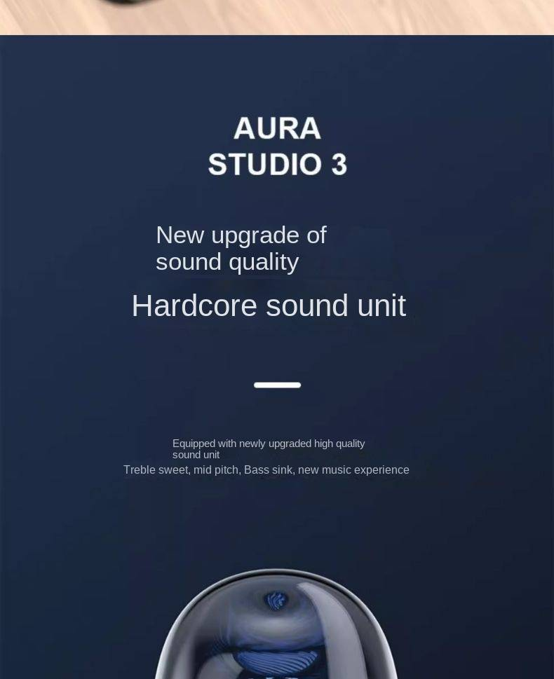 Alto-falante Bluetooth sem fio Harman Liuli de 3ª geração de última geração Subwoofer Crystal de 3ª geração Alto-falante de celebridade da Internet_voghion.com