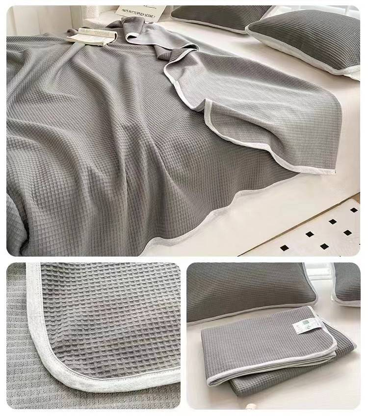 Aircondition-dyne Strikket bomuld Tencel-bomuld Dobbelt sommerkøldyne Kølig nøgen sovepose Sommerdyne Vaskbar sommertynddyne_voghion.com
