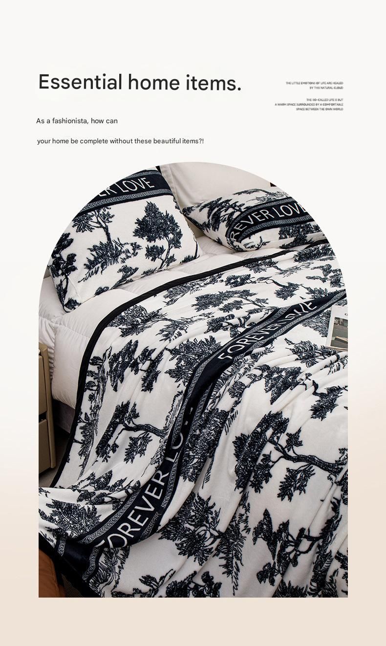 All-Season Coral Fleece Lap Blanket – Lightweight Air-Conditioning Cover For Office, Travel & Camping, Machine-Washable Gift_voghion.com