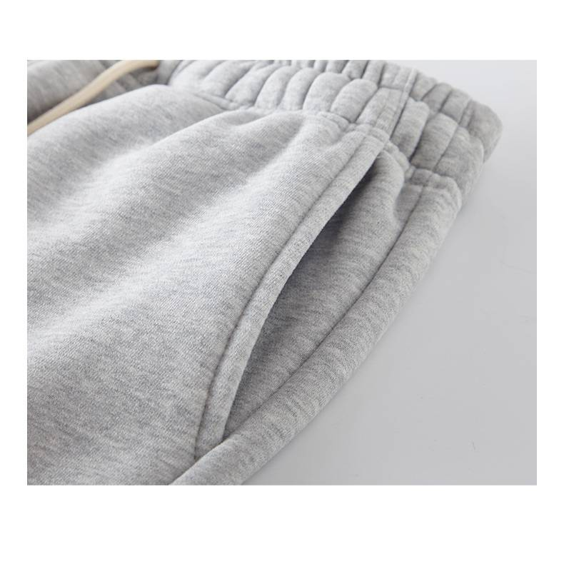 Pantaloni da tuta da uomo con gamba dritta, foderati in pile e spazzolati in ceramica - Jogger casual morbidi, caldi ed eleganti con coulisse (nero, blu navy, grigio, caramello)_voghion.com