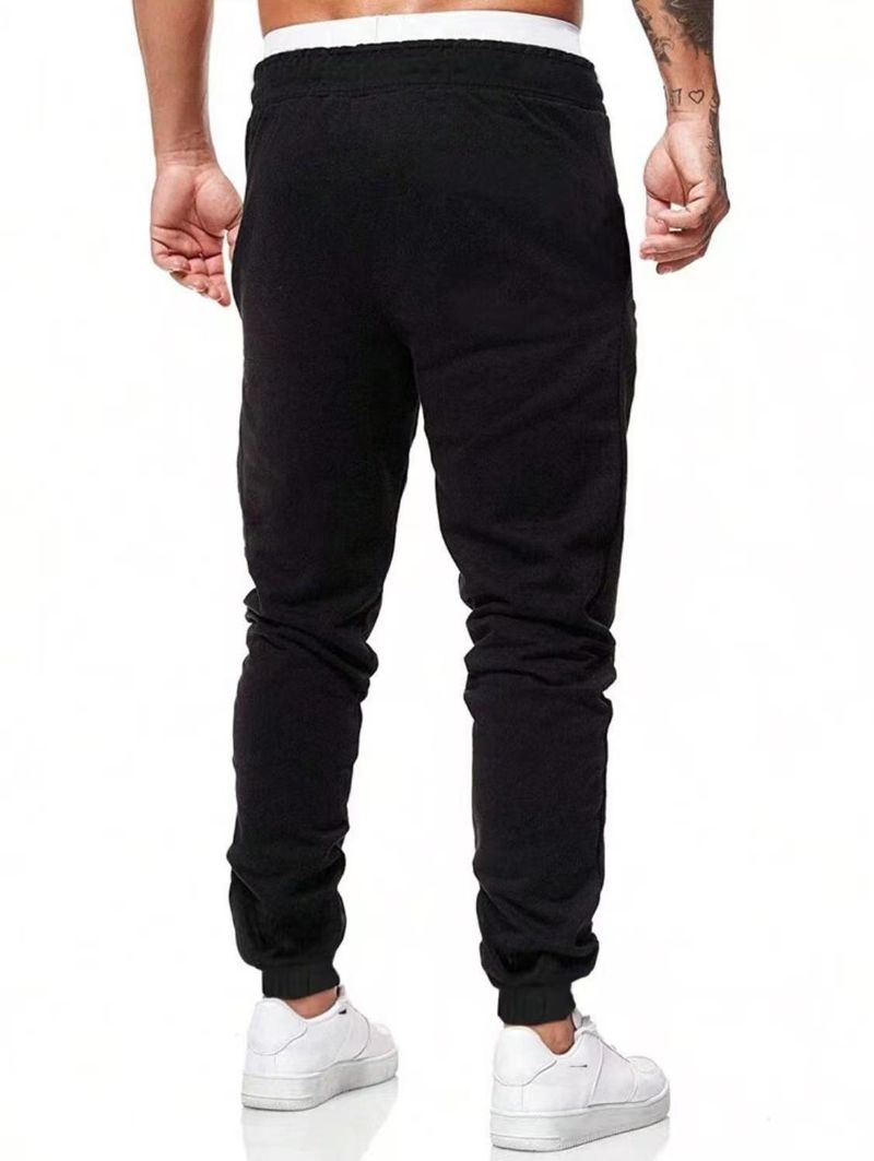 Herren Slim-Fit Jogger Pants – Freizeithose mit elastischem Bund, Kordelzug und atmungsaktivem Stoff für Streetwear und Fitnessstudio_voghion.com