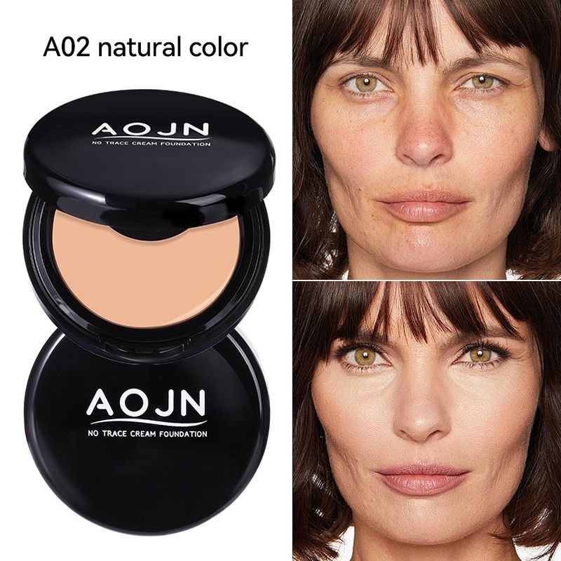 AOJN Flawless Foundation Cream - Waterproof Oil-Control Full Coverage Hydrating Lightweight Foundation_voghion.com