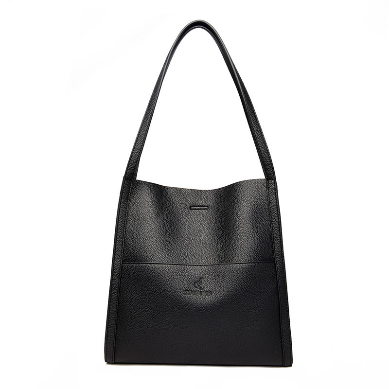 Genuine high-end leather bag women's new tote bag fashion and versatile large-capacity handbag armpit bag women_voghion.com