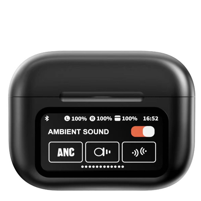TOP Noile căști Bluetooth fără fir cu ecran LED color tactil și reducerea zgomotului în ureche, potrivite pentru orice telefon mobil_voghion.com