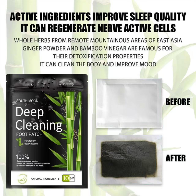 South Moon Deep Cleansing Foot Patch Moisturizing Foot Care Relieving Stress Natural Foot Detoxification_voghion.com