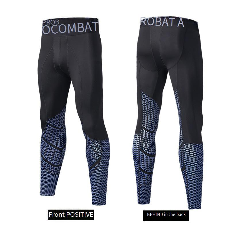 Męska bielizna Spodnie fitnessowe Koszykówka Sportowe rajstopy Męskie legginsy kompresyjne Seven Point Spodnie fitnessowe Nine Point Szybkoschnące Garnitur Cienkie_voghion.com