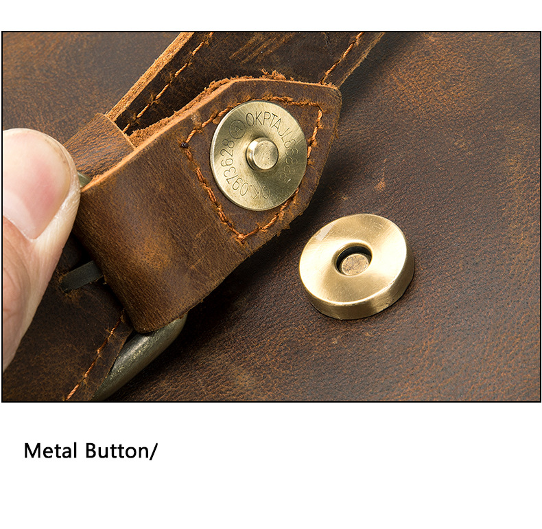 Leather Men's Backpack Large Capacity Business Travel Cowhide Backpack Laptop Bag Men_voghion.com