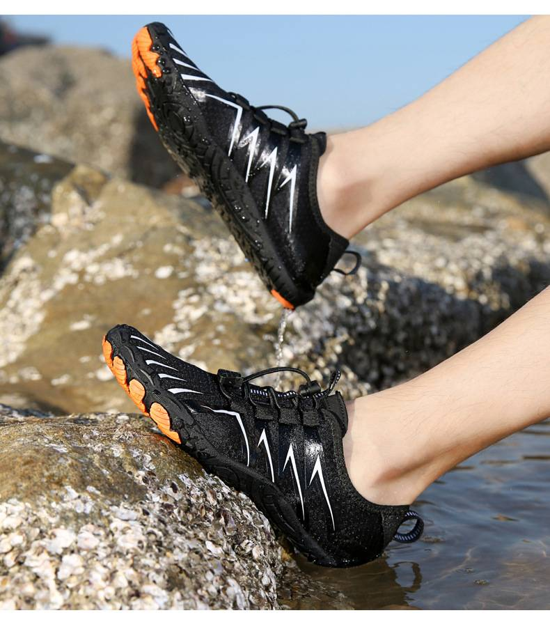 Unisex Quick-Dry Water Shoes – Barefoot Aqua Socks For Swimming, Beach & Light Hiking With Anti-Slip & Massage Sole (Multiple Colors)_voghion.com