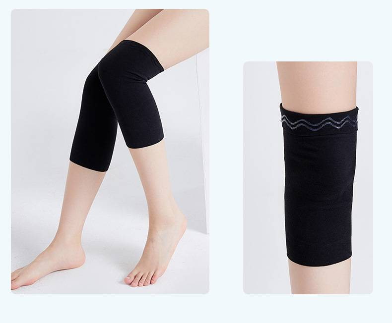 Thermo-Kniewärmer mit rutschfestem Griff – Deluxe-Kniemanschetten mit Fleecefutter für Männer und Frauen – Linderung von Arthritis und kaltem Wetter_voghion.com