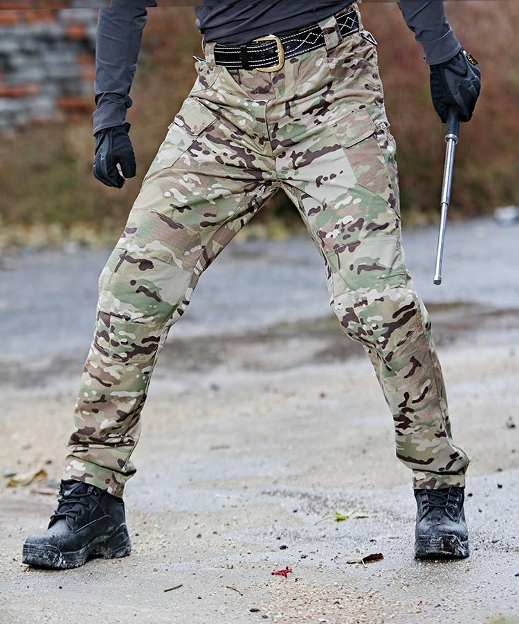 Men's Clothing Tactical Cargo Pants For Men - Military Camo Work Pants With Multi-Pockets, Durable & Breathable ( Grey, Army Green, Camo Patterns)_voghion.com