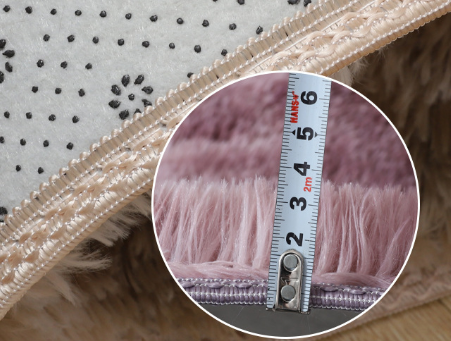 Nuovo set assorbente per il bagno composto da tre pezzi di tappetino antiscivolo multicolore a pelo lungo con effetto tie-dye_voghion.com